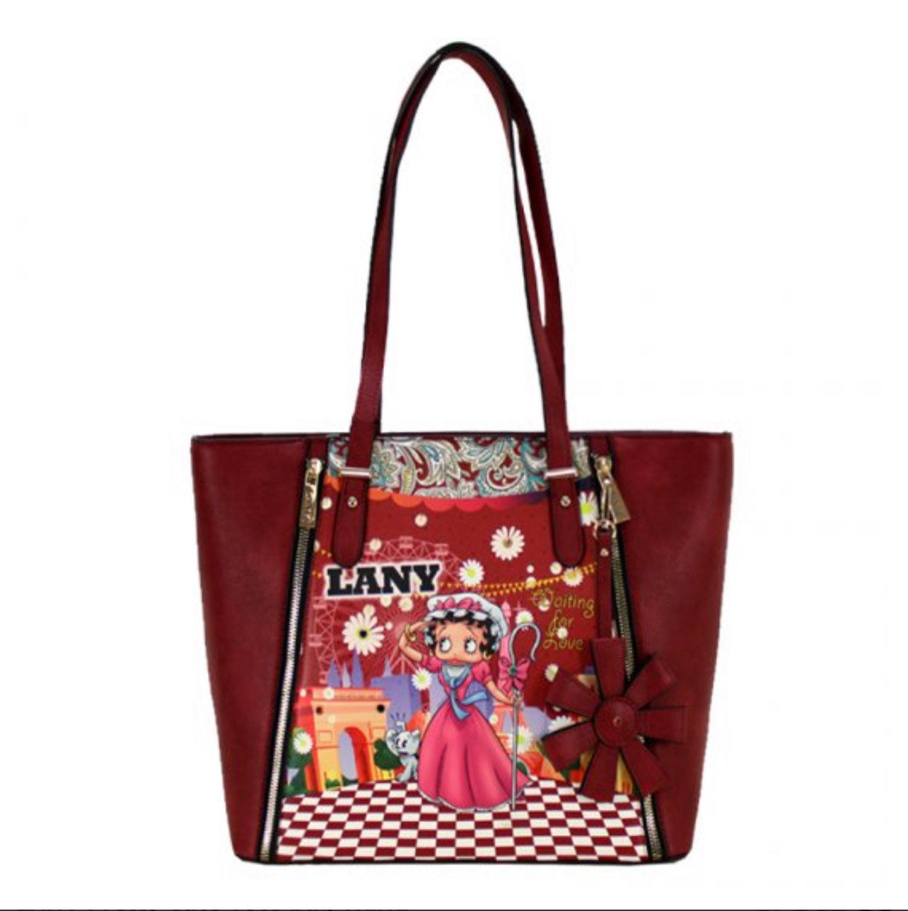 Betty Boop Tote bag Wine