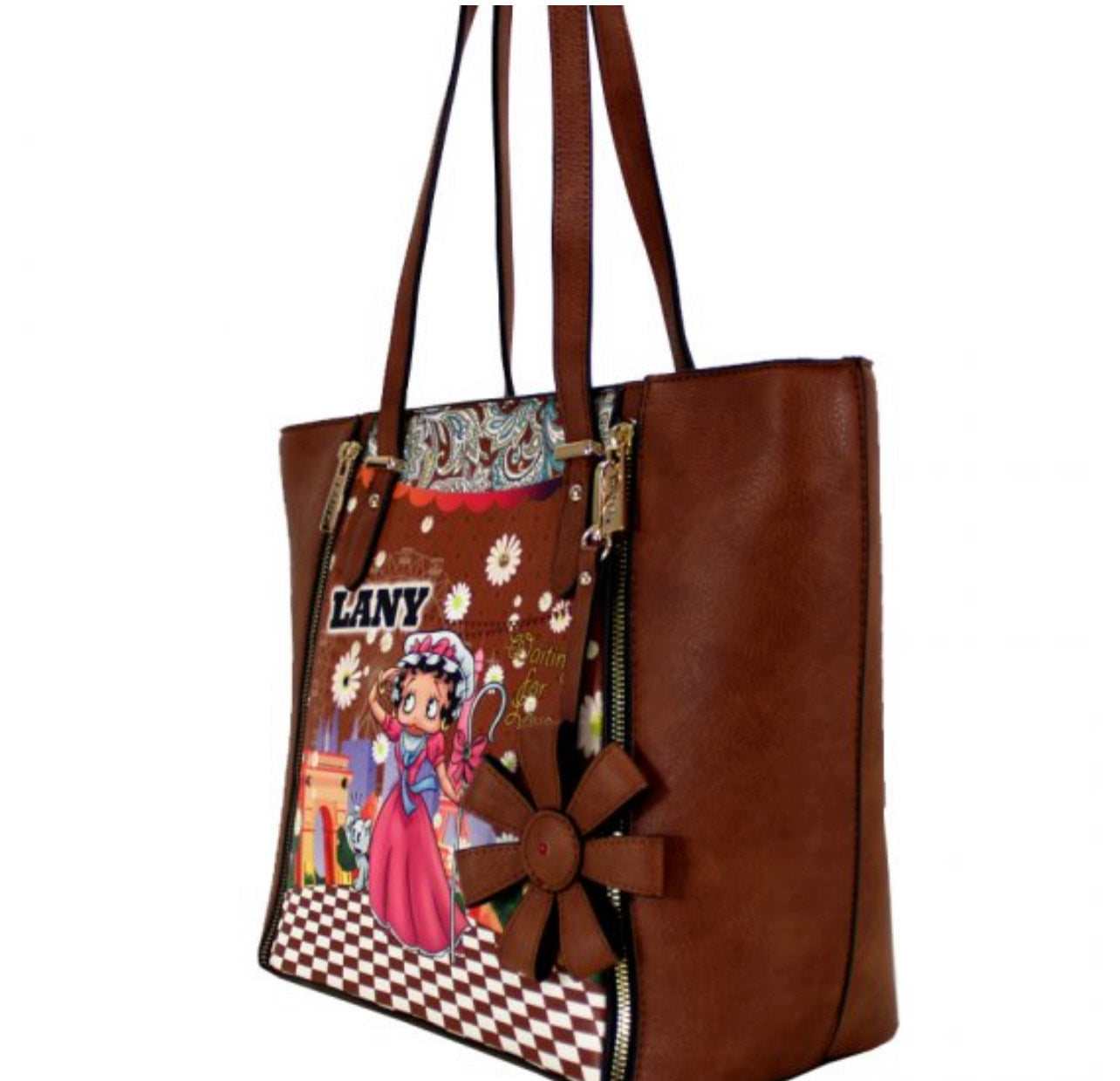 Betty Boop Tote Bag Brown