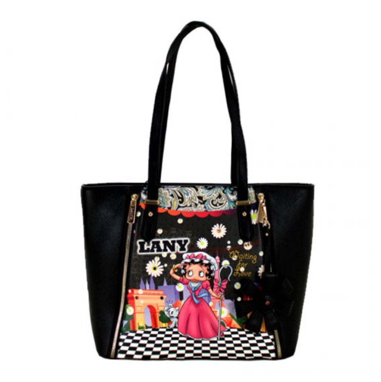 Betty Boop Tote Bag (Black)