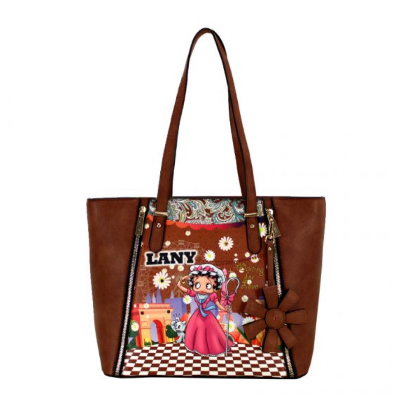 Betty Boop Tote Bag Brown